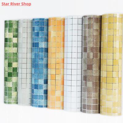 Bathroom Waterproof Tiles Wall Sticker SelfAdhesive Kitchen