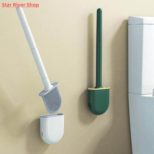 Breathable Toilet Brush Water Leak Proof with Base Silicone