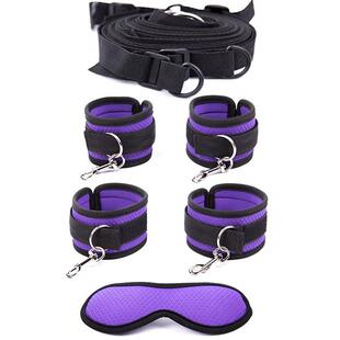 Bondage New Handcuffs BDSM Restraints Purple Bed