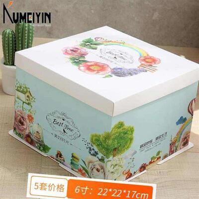 Birthday cake box 6/8/10/12/14 inch thickening boxes