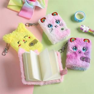 Notebook For Girls Stationery Gift Small Plush Journal