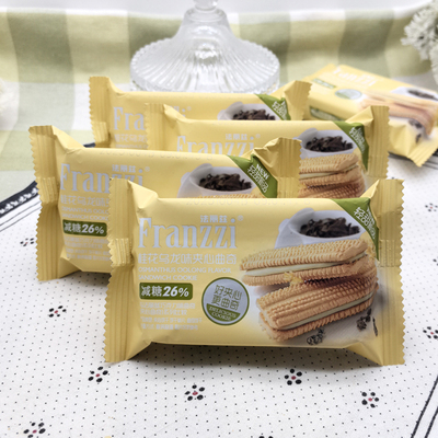 桂花乌龙味夹心曲奇减糖26%