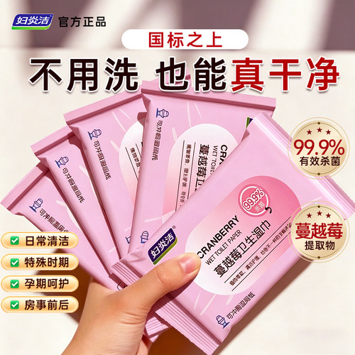 便携装湿厕纸温和杀菌99%