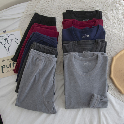 防寒德绒无痕中老年人保暖内衣