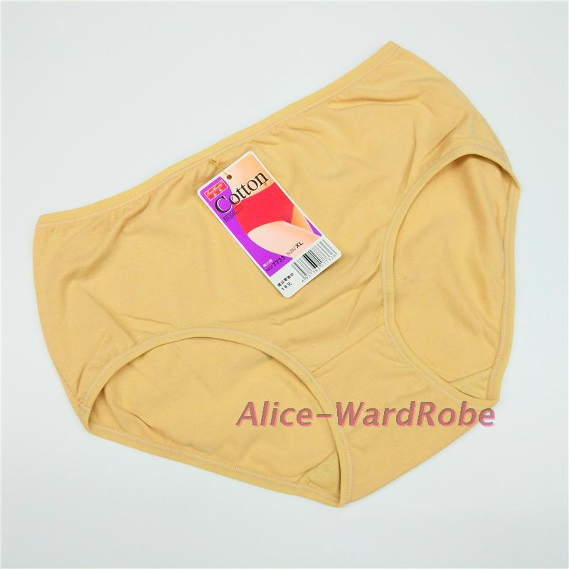 棉质泰禾女士三角胖MM中高腰内裤