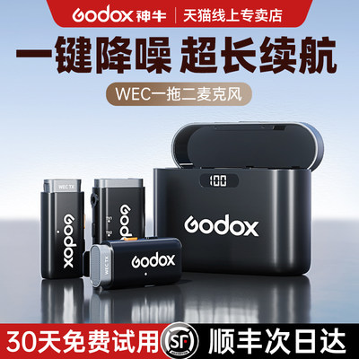 Godox神牛WEC降噪无线领夹麦克风