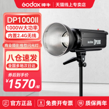 Godox 神牛DP1000WII 摄影灯二代闪光灯影室灯广告人像静物柔光影棚1000W三灯柔光箱套装影楼证件照打光灯