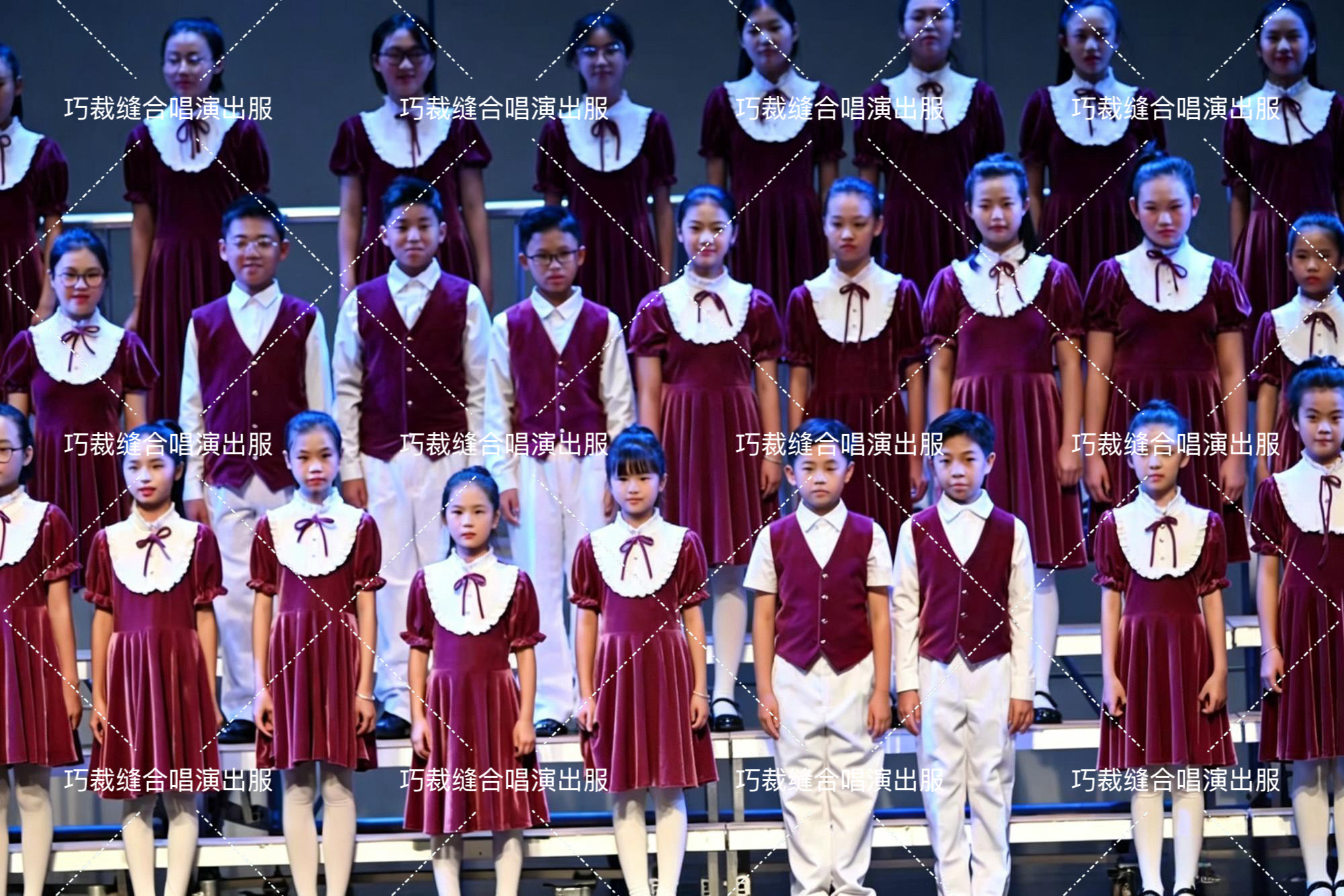 儿童合唱服/小学生演出服/初中儿童演出服