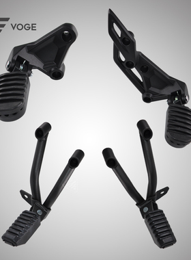 隆鑫VOGE无极机车LX650-2 LX65DS 650DS原装前后左右主副搁脚踏板