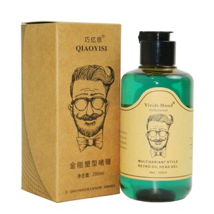 正品巧忆思金刚塑型啫喱油头膏大背头保湿塑型不起白屑男士造型