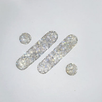 适用智己Ls6/L7LS7/L6车标钻石装饰贴镶钻汽车创意闪亮改装车贴