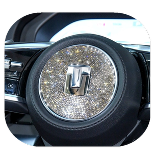 适用坦克300 坦克400 500 700内饰改装方向盘车标钻石装饰汽车贴