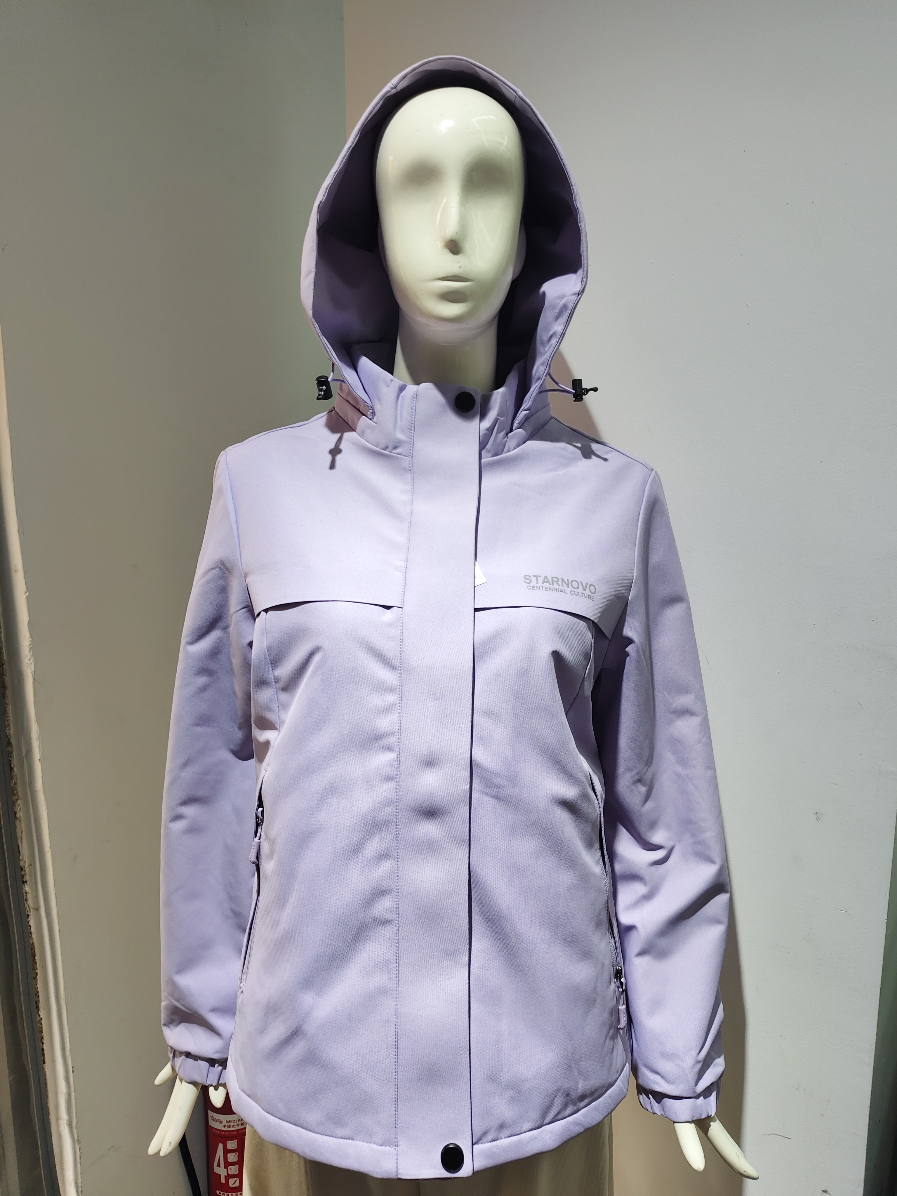 双星正品冲锋衣女款加棉保暖上衣女外套妈妈装