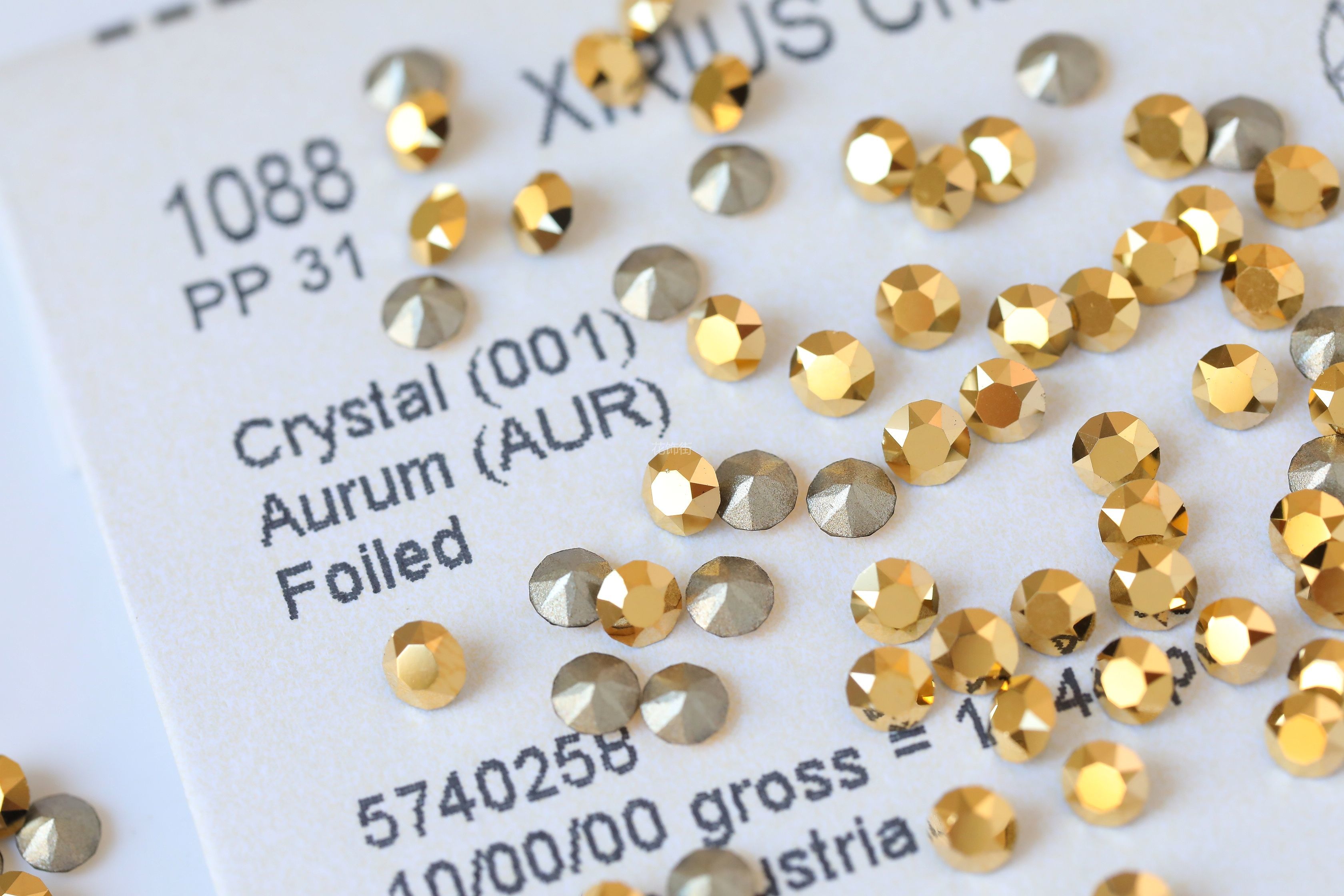 【1088/pp31】奥地利水晶/施家/手工串珠diy/可用美甲填缝钻/色全