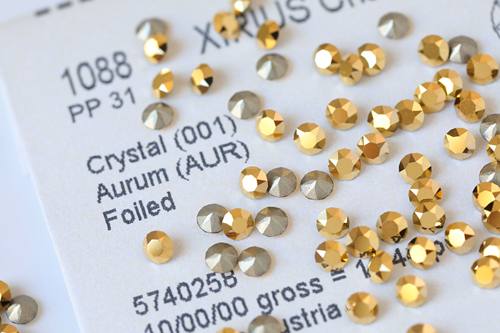 【1088/pp31】奥地利水晶/施家/手工串珠diy/可用美甲填缝钻/色全