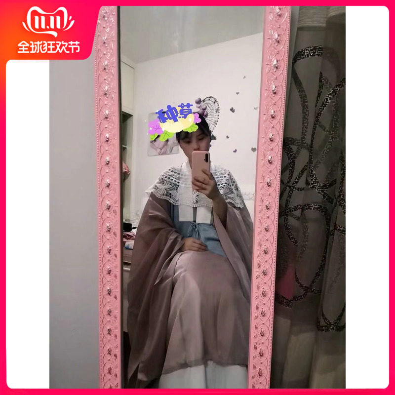 汉服百搭套头钩花专业小坎肩