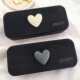 爱心暗黑系个性 近视眼镜盒便携简约学生框收纳抗压男生女