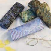 中国风款 高级感清新轻便眼睛收纳太阳墨镜盒子 眼镜盒便携抗压女式