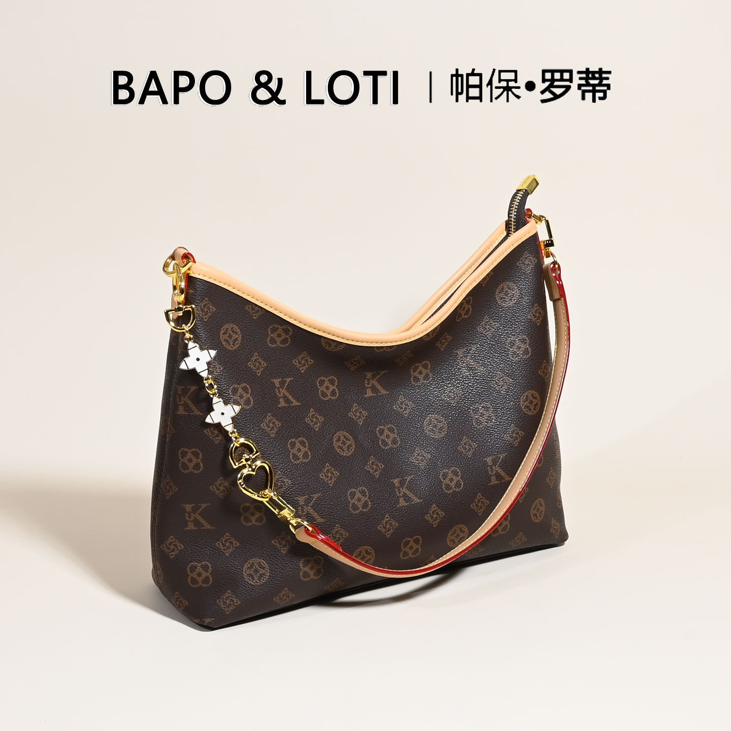 质感老花托特包包女式2025新款大容量购物袋休闲通勤包单肩斜挎包,箱包皮具/热销女包/男包,托特包,淘宝优惠券,粉丝福利购,淘宝优惠卷