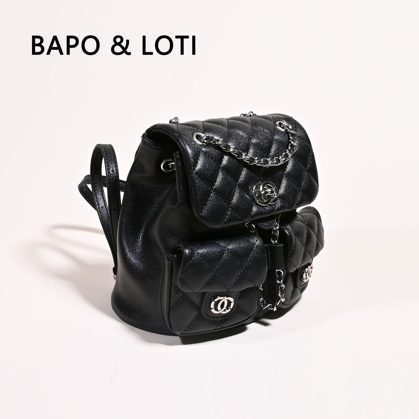 小香风菱格翻盖双肩包女2026新款轻奢百搭链条背包质感背包大容量,箱包皮具/热销女包/男包,双肩背包,淘宝优惠券,粉丝福利购,淘宝优惠卷