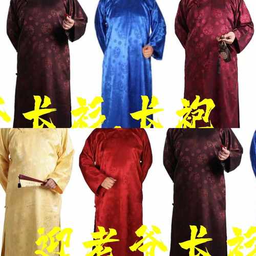 男士迎神乐队锣鼓队长袍潮汕营