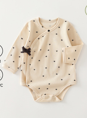 新生儿包屁衣春夏婴儿衣服夏季长袖夏装睡衣宝宝a类连体衣