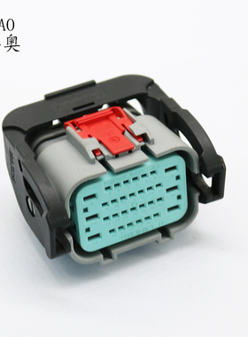 32芯新能源电动汽车插头安费诺MPS02-BSFA032S连接器接插件32孔