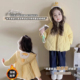 宠粉 TM011 TM新款 佑琦恩女童韩版 可爱加绒连帽纯色棉服2025冬季