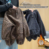 宠粉 DBN006呗 新款 女童洋气休闲加绒加厚卫衣裤 子两件套2026冬季