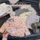 2025冬新款 宠粉 女童甜美双面绒满印蝴蝶结木耳花边打底衫 SF055柚