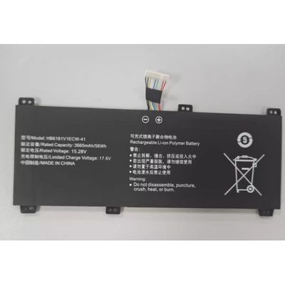 适用于荣耀magicbook16Pro HYM-W76 猎人V700 HB6181V1ECW-41电池