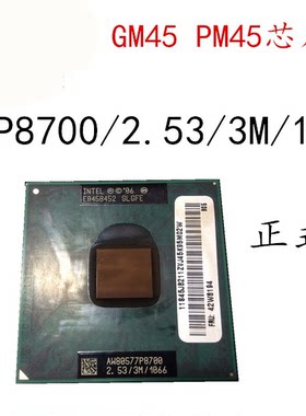 联想惠普戴尔GM45 PM45 P8700 4411S CPU升级Y450 G450
