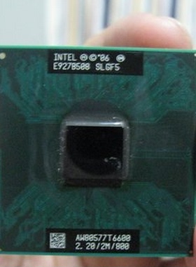 笔记本电脑CPU T6600联想华硕戴尔惠普HP DELL ASUS GM45 PM45