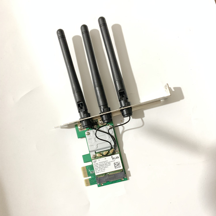 台式机电脑pcie无线网卡内置6300AGN 3天线双频 WIFI千兆双频5G图片