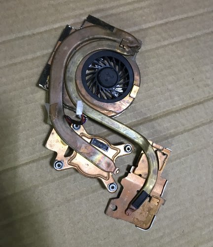 用于联想THINKAPD T400散热器风扇CPU散热总成铜管