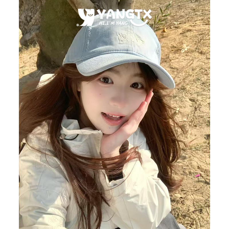 美式字母刺绣棒球帽鸭舌帽显脸小