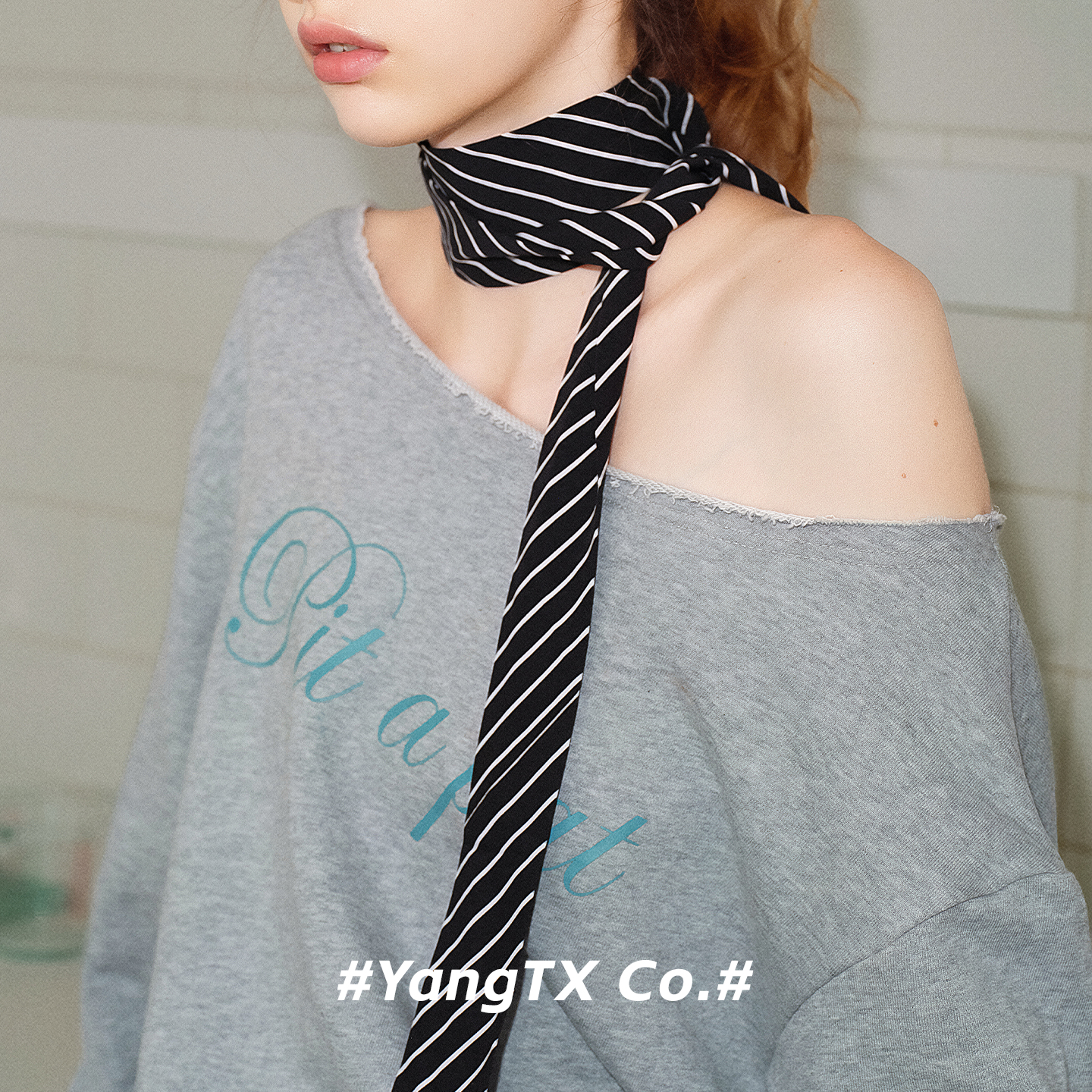 杨同学韩系高级感气质领巾