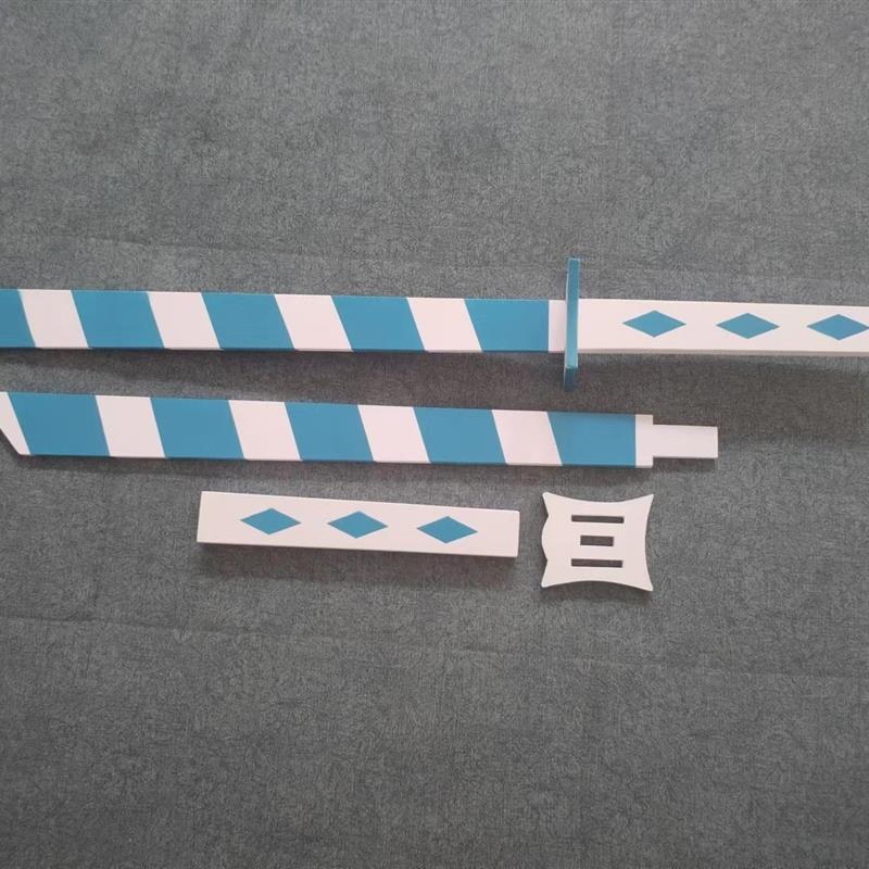 吊带袜天使Panty Stocking条纹袜刀蓝白条纹袜双刀武器cos道具