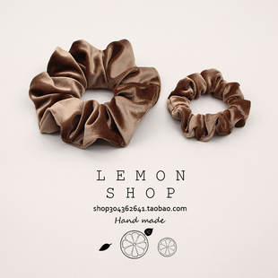 秋冬丝绒小肠发圈女气质丸子头大肠发圈高弹力扎头发皮筋马尾头绳