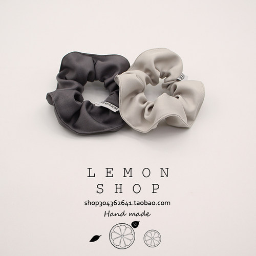 复古法式布艺大肠发圈慵懒风高弹力低马尾扎头发橡皮筋发绳发饰女