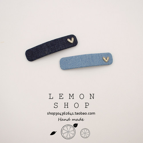 牛仔发夹边夹韩国侧边前额刘海bb夹网红2025年新款高级感发饰品女