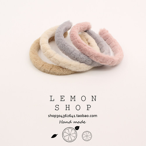 毛绒发箍女百搭洗脸网红化妆外出