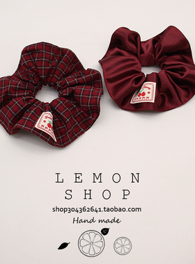 韩版布艺红色新年大肠发圈气质头绳发绳扎头发橡皮筋2026新款发饰