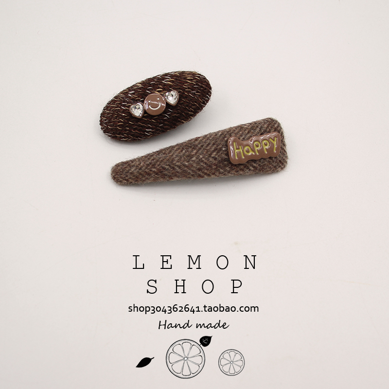 韩系字母发夹女高级感bb夹秋冬新款百搭韩国侧边夹子发饰边夹头饰