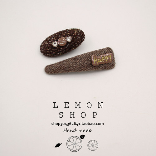 韩系字母发夹女高级感bb夹秋冬新款百搭韩国侧边夹子发饰边夹头饰