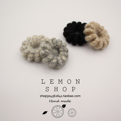 耐用无痕高弹力头绳毛绒百搭