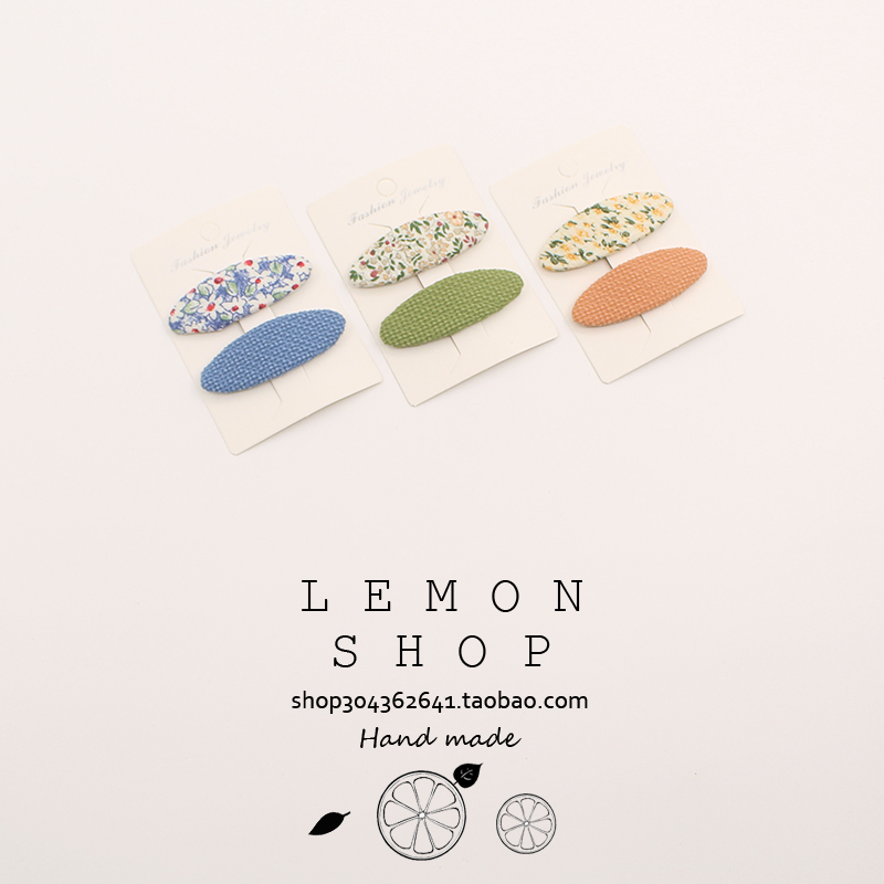 碎花发夹前额刘海夹卡碎发