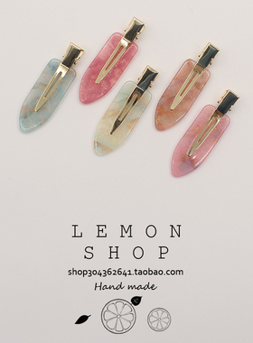 无痕发夹樱花边夹春夏新款高级感韩国侧边一字夹简约网红2025年女