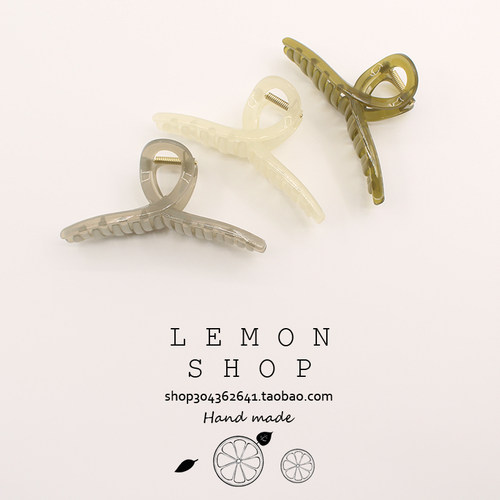 大号抓夹后脑勺鲨鱼夹高级感发夹