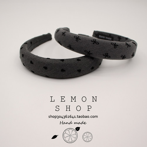 发箍新款韩国波点复古